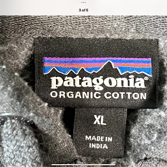Patagonia Gray Full-Zip Hoodie - Picture 3 of 3